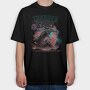 Thunder and Fury Dragon, Tricou Oversize Barbati (Unisex)