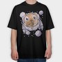 Astropug, Tricou Oversize Barbati (Unisex)