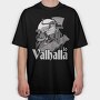 To Valhala Odin Wolves, Tricou Oversize Barbati (Unisex)