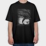 Tornado Monochrome, Tricou Oversize Barbati (Unisex)