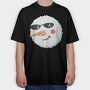 Christmas Snowman Faces 3, Tricou Oversize Barbati (Unisex)