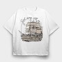 Sail Away With Me, Tricou Oversize Barbati (Unisex)