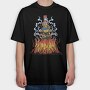 Fire Witch, Tricou Oversize Barbati (Unisex)
