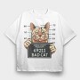 Bad Cat, Tricou Oversize Barbati (Unisex)