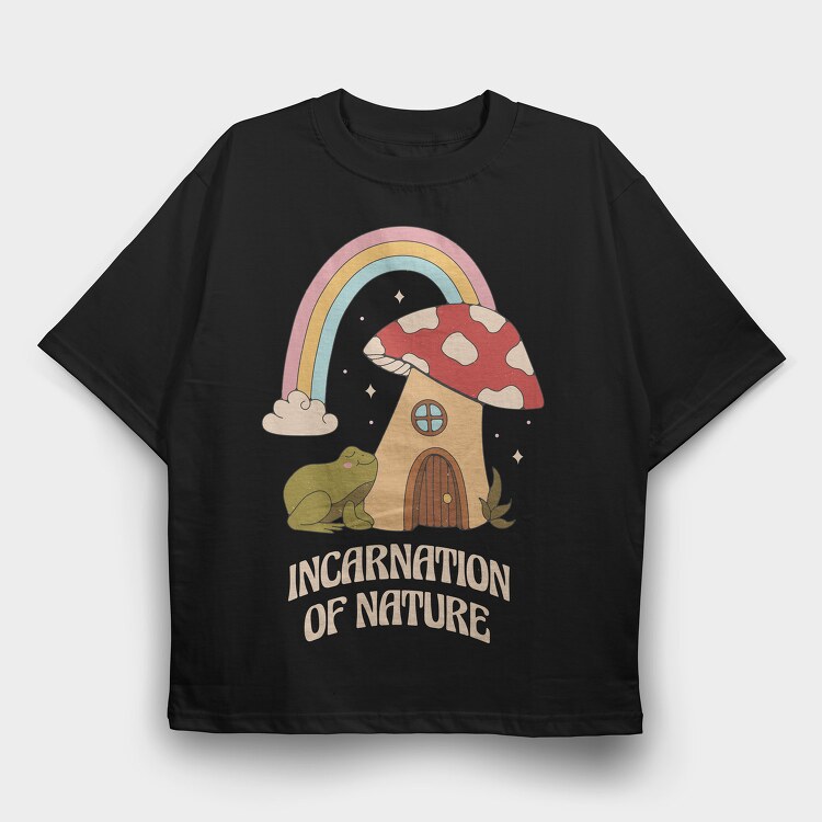 Incarnation of Nature, Tricou Oversize Barbati (Unisex)