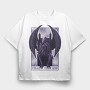 Chtulu Throne, Tricou Oversize Barbati (Unisex)