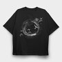 Ink Birds Flying, Tricou Oversize Barbati (Unisex)