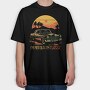 Classic Vintage Car, Tricou Oversize Barbati (Unisex)