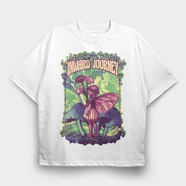 Inward Journey, Tricou Oversize Barbati (Unisex)