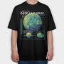 Trip to the Deep Universe, Tricou Oversize Barbati (Unisex)
