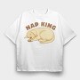 Nap King Labrador, Tricou Oversize Barbati (Unisex)