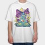 Trippy Wizard, Tricou Oversize Barbati (Unisex)
