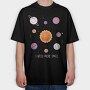 Need More Space Solar System, Tricou Oversize Barbati (Unisex)