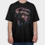 Neon Gorilla, Tricou Oversize Barbati (Unisex)