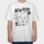 New Year Trash, Tricou Oversize Barbati (Unisex)