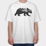 Bear Forest, Tricou Oversize Barbati (Unisex)