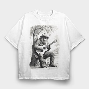 Sasquatch, Tricou Oversize Barbati (Unisex)