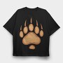 Bear Paw, Tricou Oversize Barbati (Unisex)