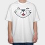 Fox Face Mask, Tricou Oversize Barbati (Unisex)