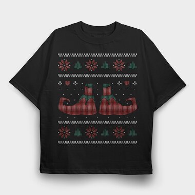 Uglysweater Elves, Tricou Oversize Barbati (Unisex)