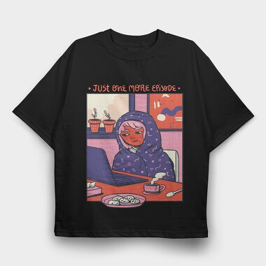 Comfy Chill Girl 1, Tricou Oversize Barbati (Unisex)