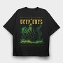 Sea Monster Deep, Tricou Oversize Barbati (Unisex)
