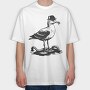Seagullgerman, Tricou Oversize Barbati (Unisex)