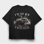 Not Old Classic Smoke, Tricou Oversize Barbati (Unisex)