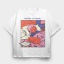 Comfy Chill Girl 7, Tricou Oversize Barbati (Unisex)