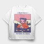 Comfy Chill Girl, Tricou Oversize Barbati (Unisex)