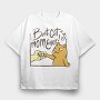 Best Cat Mom Ever, Tricou Oversize Barbati (Unisex)