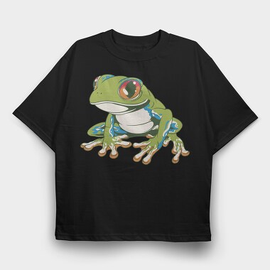 Frog, Tricou Oversize Barbati (Unisex)