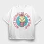 Best Nurse in the World Cartoon, Tricou Oversize Barbati (Unisex)