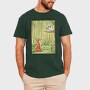 Cute Fox And Owl, Tricou Barbati (Unisex)