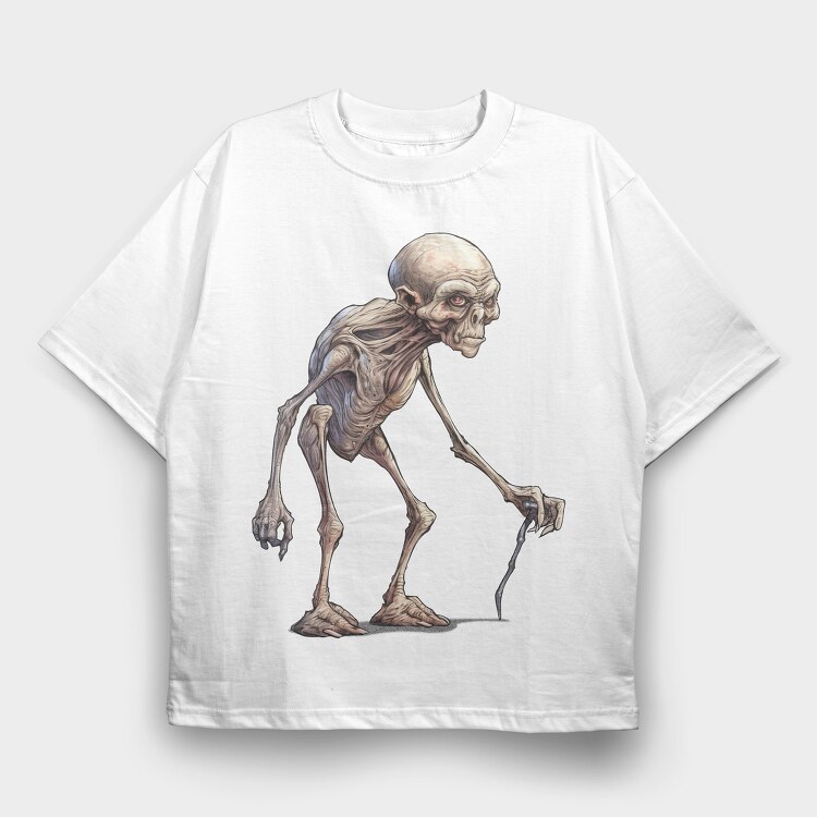 Old Alien, Tricou Oversize Barbati (Unisex)