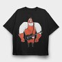 Big Guitar Player, Tricou Oversize Barbati (Unisex)
