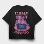 Game Night Animal, Tricou Oversize Barbati (Unisex)