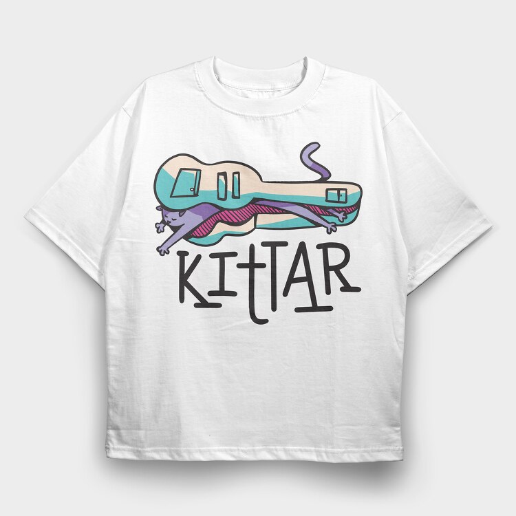 Kittar, Tricou Oversize Barbati (Unisex)