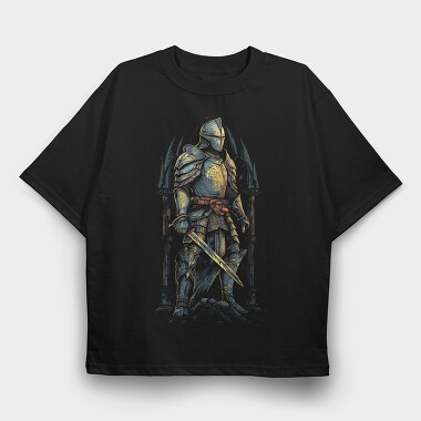 Knight 1, Tricou Oversize Barbati (Unisex)