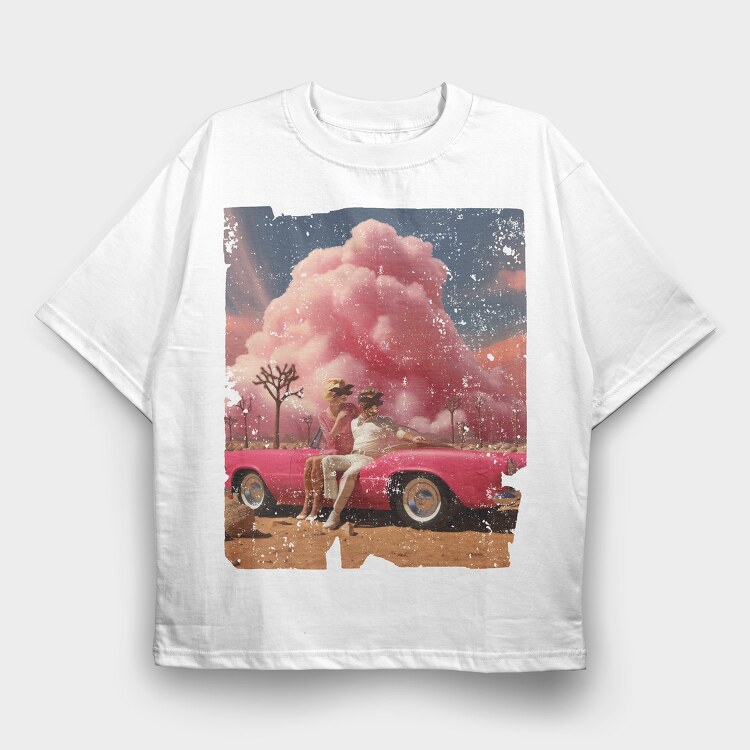 Couple Explosion, Tricou Oversize Barbati (Unisex)