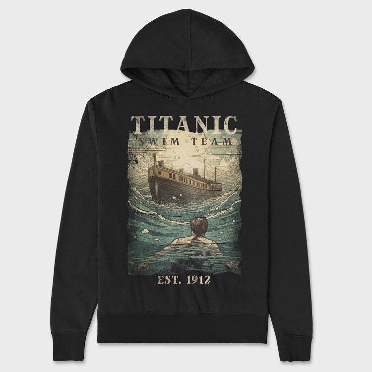 Titanic Swim Team, Hanorac Oversize Barbati (Unisex)