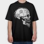 Viking Skull 2, Tricou Oversize Barbati (Unisex)