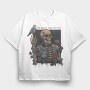 Skeleton Dove Life, Tricou Oversize Barbati (Unisex)