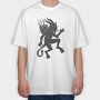 Krampus, Tricou Oversize Barbati (Unisex)