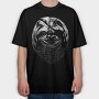 Blindfold Sloth Portrait, Tricou Oversize Barbati (Unisex)