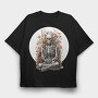 Skeleton Plants and Flowers, Tricou Oversize Barbati (Unisex)