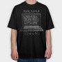 Laptop Programmer Codes, Tricou Oversize Barbati (Unisex)