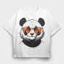 Panda Sungalsses, Tricou Oversize Barbati (Unisex)