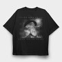 Paraglider Silhouette, Tricou Oversize Barbati (Unisex)