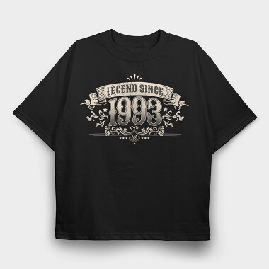 Legend Birthday Vintage, Tricou Oversize Barbati (Unisex)